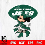 New York Jets Glamorous Minnie Svg Eps Dxf Png File, Digital Download, Instant Download