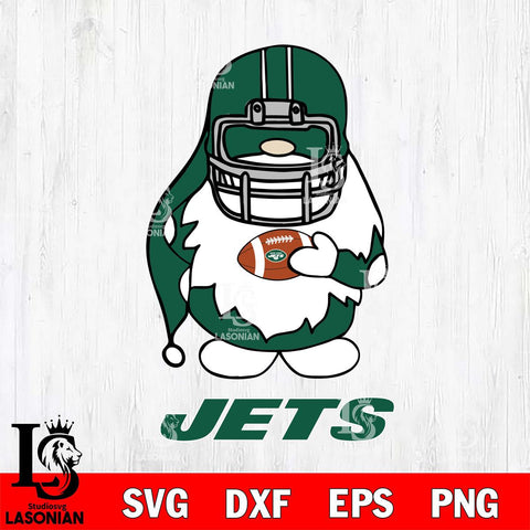 New York Jets Gnomes Christmas Svg Eps Dxf Png File, Digital Download, Instant Download