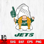 New York Jets Gnomes Fan Svg Eps Dxf Png File, Digital Download, Instant Download