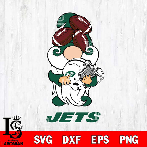 New York Jets Gnomes Helmet Svg Eps Dxf Png File, Digital Download, Instant Download