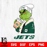 New York Jets Grinch Bougie Football Svg Eps Dxf Png File, Digital Download, Instant Download