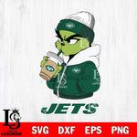 New York Jets Grinch Bougie Sport Svg Eps Dxf Png File, Digital Download, Instant Download