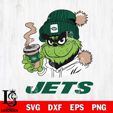 New York Jets Grinch Cofffe Hoodie Svg Eps Dxf Png File,Cricut svg files, Digital Download, Instant Download