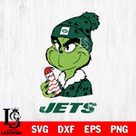 New York Jets Grinch Tree Cake Svg Eps Dxf Png File, Digital Download, Instant Download