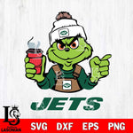 New York Jets Grinch with coffee Svg Eps Dxf Png File, Digital Download, Instant Download