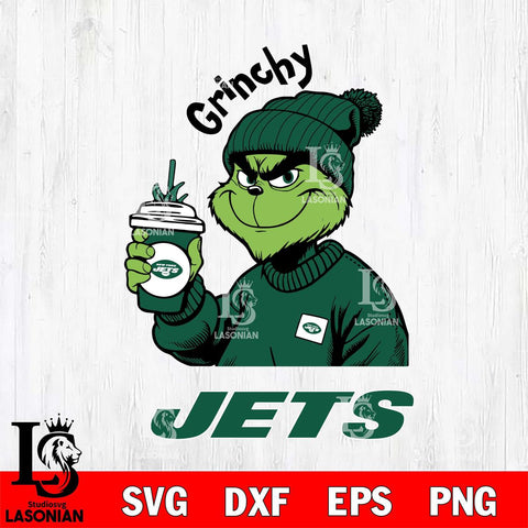 New York Jets Grinchy Bougie Christmas Svg Eps Dxf Png File,Cricut svg files, Digital Download, Instant Download