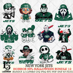 New York Jets Halloween Bundle 12 SVG Svg Eps Dxf Png File, Bundle NFL svg, Digital Download, Instant Download