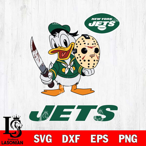 New York Jets Jason Voorhees 12 Svg Eps Dxf Png File, Digital Download