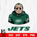 New York Jets Jason Voorhees 4 Svg Eps Dxf Png File, Digital Download