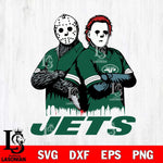 New York Jets Jason Voorhees 8 Svg Eps Dxf Png File, Digital Download