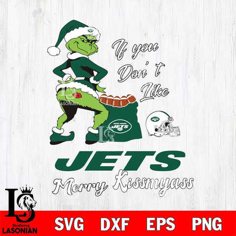 New York Jets Merry kissmyass grinch Svg Eps Dxf Png File,NCAA Svg Files,Digital Download,Sublimation,Instant Download