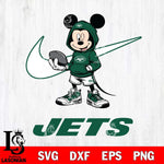 New York Jets Mikey Mouse Disney NIKE, Svg Eps Dxf Png File, Digital Download