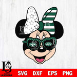 New York Jets Minnie Mouse Love Svg Eps Dxf Png File, Digital Download, Instant Download