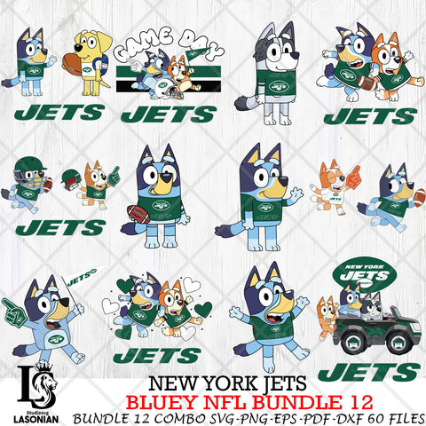 New York Jets NFL Bundle 12 Svg Eps Dxf Png File, Digital Download, Instant Download