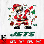 New York Jets Santa Claus Football Svg Eps Dxf Png File,NFL Svg Files,Digital Download,Sublimation,Instant Download