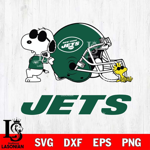 New York Jets Snoopy Sport 2 Svg Eps Dxf Png File, NFL svg, Digital Download, Instant Download