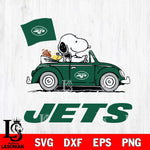 New York Jets Snoopy Sport 5 Svg Eps Dxf Png File, NFL svg, Digital Download, Instant Download