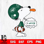 New York Jets Snoopy Sport 6 Svg Eps Dxf Png File, NFL svg, Digital Download, Instant Download