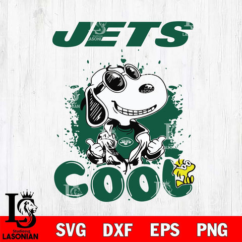 New York Jets Snoopy Sport 7 Svg Eps Dxf Png File, NFL svg, Digital Download, Instant Download