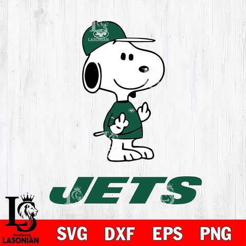 New York Jets Snoopy Sport 8 Svg Eps Dxf Png File, NFL svg, Digital Download, Instant Download