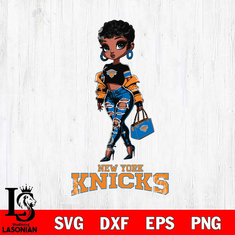 New York Knicks Beautiful Black Fan Girl