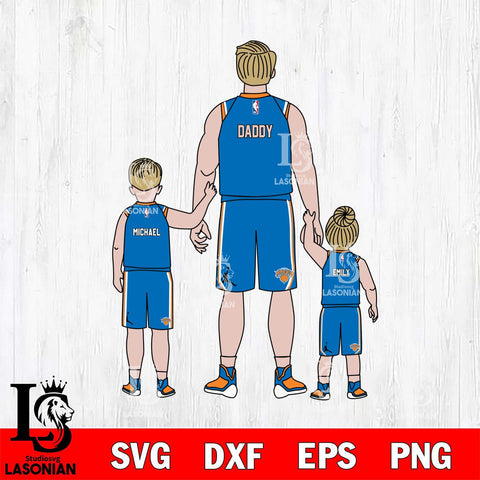 New York Knicks Best Dad Ever , NBA Basketball ,Father day Svg Eps Dxf Png File, Digital Download, Instant Download