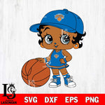 New York Knicks Betty Boop NBA 11 Svg Eps Dxf Png File, NBA svg, Digital Download, Instant Download