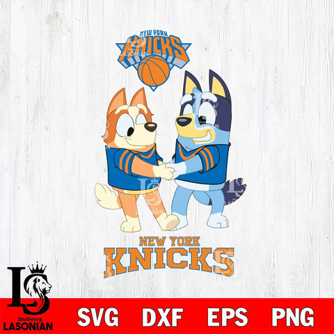 New York Knicks Bluey Chilli Dance Svg Eps Dxf Png File, Digital Download, Instant Download