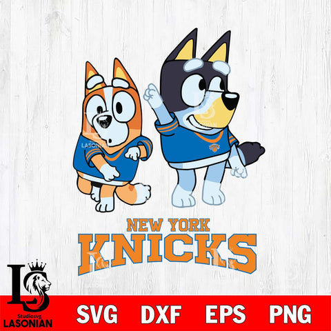 New York Knicks Bluey Chilli Mode Dance Svg Eps Dxf Png File, Digital Download, Instant Download