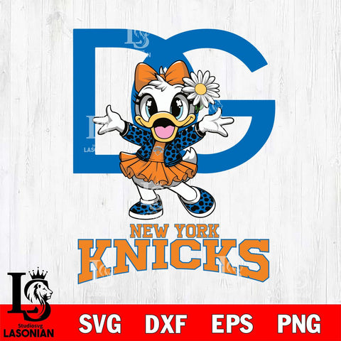 New York Knicks Dolce And Gabbana Daisy Duck Disney Svg Eps Dxf Png File, Digital Download, Instant Download