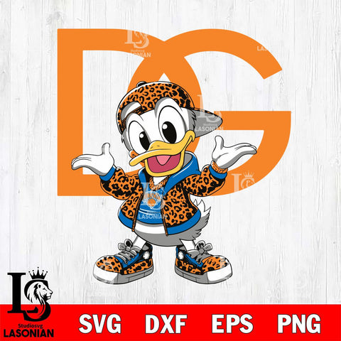 New York Knicks Dolce And Gabbana Donald Duck Disney Svg Eps Dxf Png File, Digital Download, Instant Download