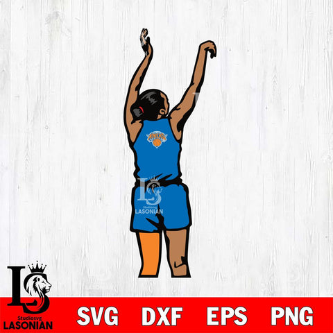 New York Knicks Girl Basketball Svg Eps Dxf Png File, Digital Download, Instant Download