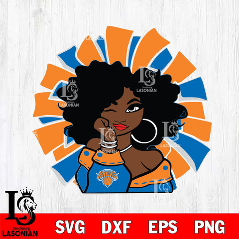 New York Knicks Girls sport 8 Svg Eps Dxf Png File, Digital Download, Instant Download