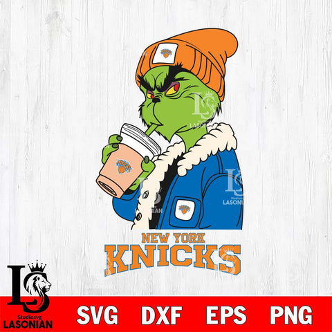 New York Knicks Grinch Bougie Football Svg Eps Dxf Png File, Digital Download, Instant Download