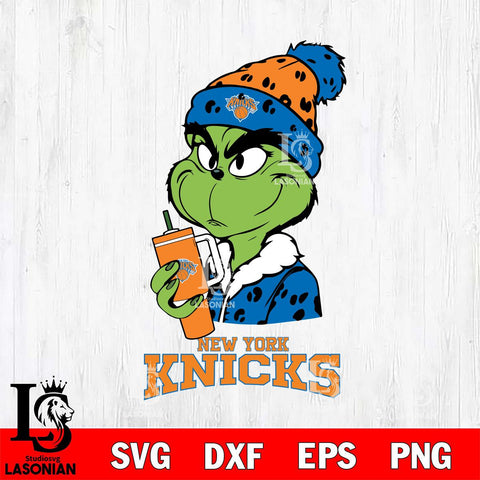 New York Knicks Grinch Bougie Leopard Svg Eps Dxf Png File, Digital Download, Instant Download