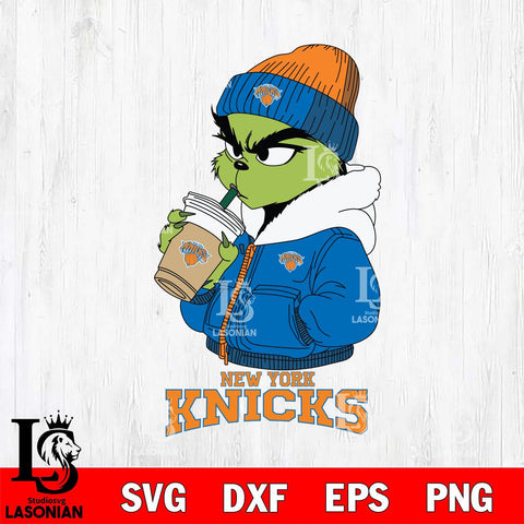 New York Knicks Grinch Bougie Sport Svg Eps Dxf Png File, Digital Download, Instant Download