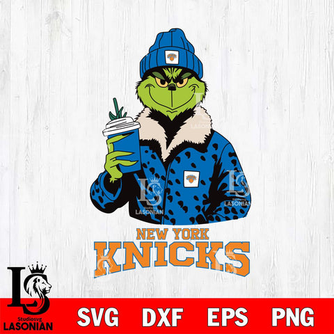 New York Knicks Grinch Leopard Svg Eps Dxf Png File, Digital Download, Instant Download