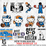 New York Knicks NBA Bundle 12 Svg Eps Dxf Png File, Digital Download, Instant Download