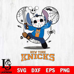 New York Knicks Stitch jason voorhees Halloween Svg Eps Dxf Png File, Digital Download, Instant Download