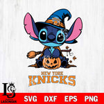 New York Knicks Stitch witch Svg Eps Dxf Png File, NBA svg, Digital Download, Instant Download