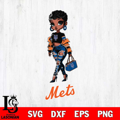 New York Mets Beautiful Black Fan Girl