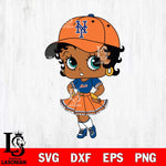 New York Mets Betty Boop MLB 8 Svg Eps Dxf Png File,Bundle MLB svg, Digital Download, Instant Download