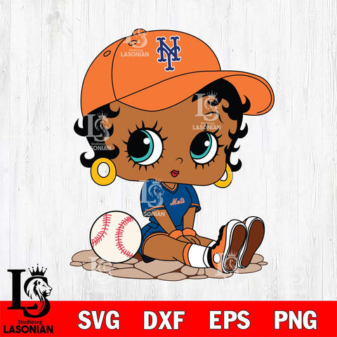 New York Mets Betty Boop MLB 9 Svg Eps Dxf Png File,Bundle MLB svg, Digital Download, Instant Download