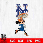 New York Mets Fancy Minnie Svg Eps Dxf Png File, Digital Download, Instant Download