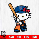 New York Mets Hello Kitty Svg Eps Dxf Png File, Digital Download, Instant Download