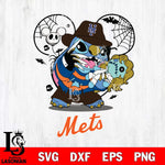 New York Mets Stitch Freddy Krueger Halloween Svg Eps Dxf Png File, Digital Download, Instant Download