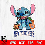 New York Mets Stitch Zombie Svg Eps Dxf Png File, MLB svg, Digital Download, Instant Download