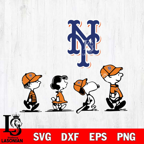 New York Mets snoopy Svg Eps Dxf Png File, Digital Download, Instant Download