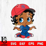 New York Yankees Betty Boop MLB 6 Svg Eps Dxf Png File, MLB svg, Digital Download, Instant Download