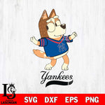 New York Yankees Chilli Dance Svg Eps Dxf Png File, Digital Download, Instant Download